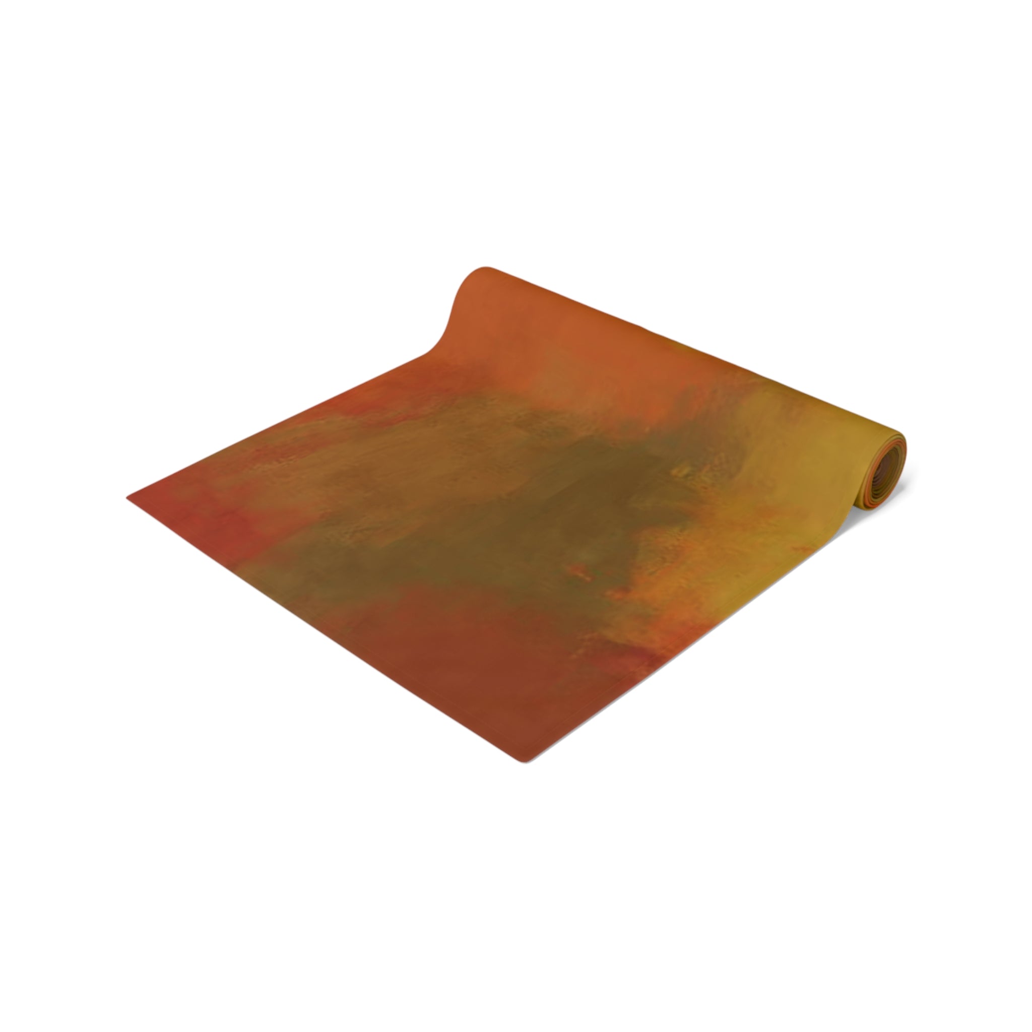 Copper Abstract Table Runner - Unique Home Decor - Handcrafted Design