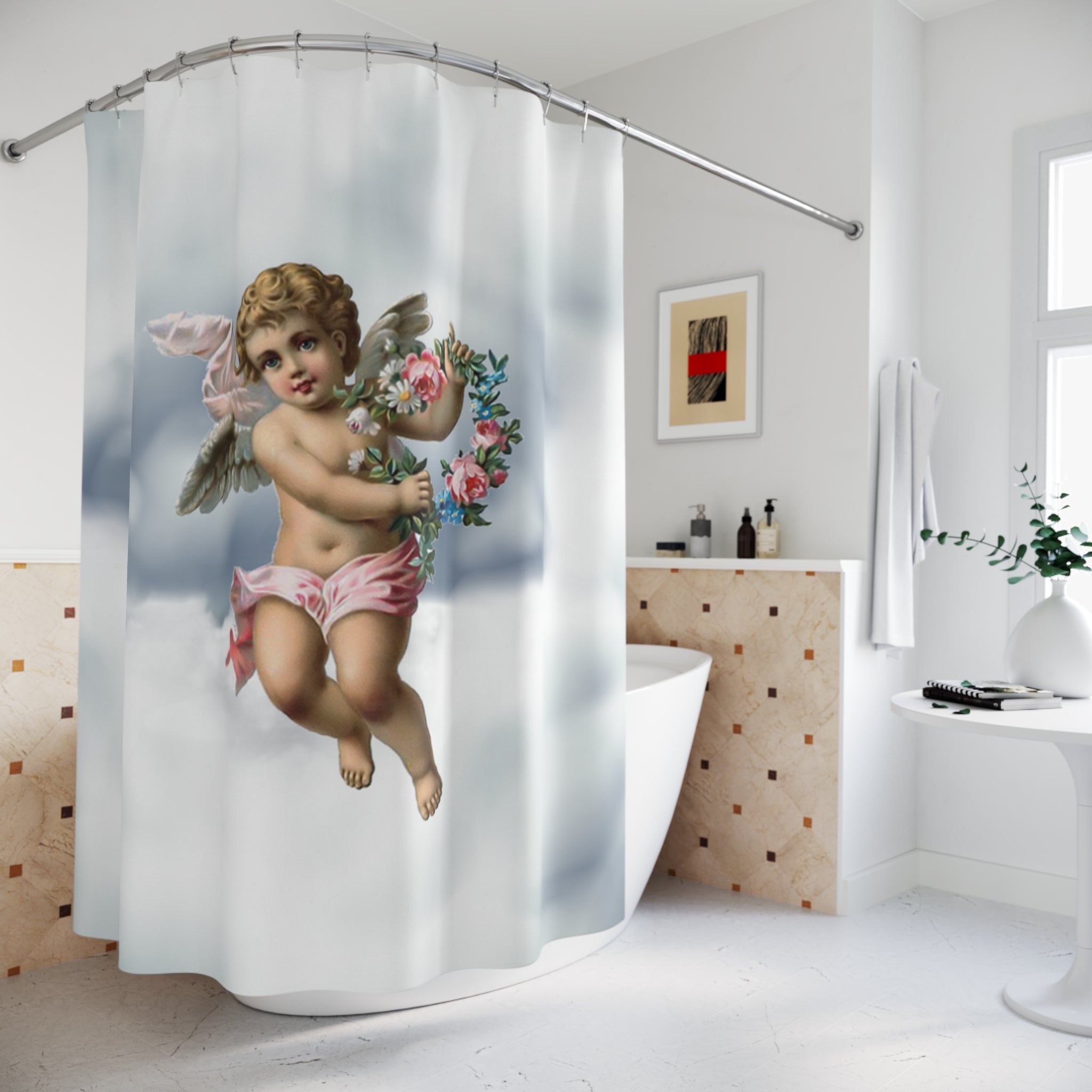 Angelic Shower Curtain