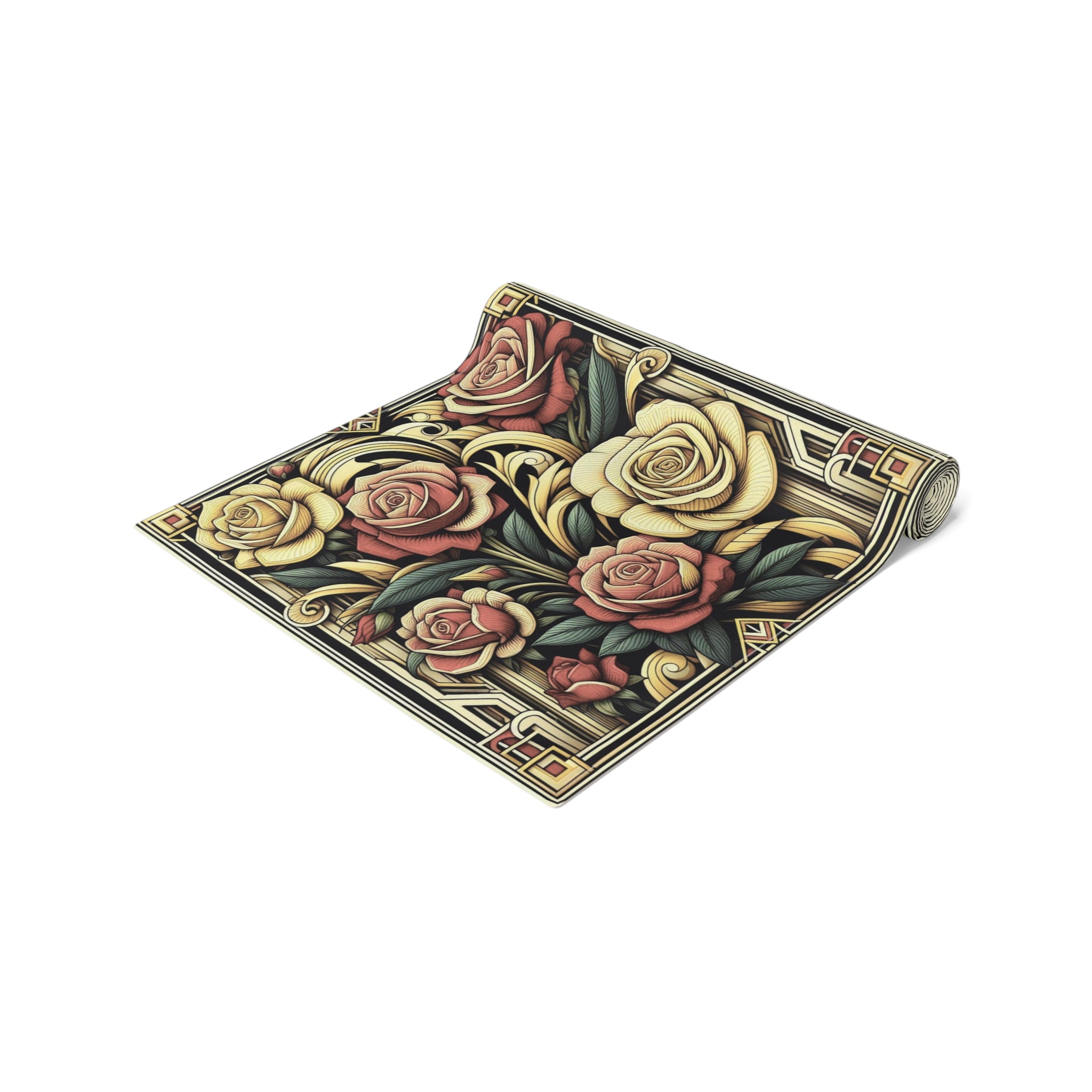 Decorative book with floral design on a white background