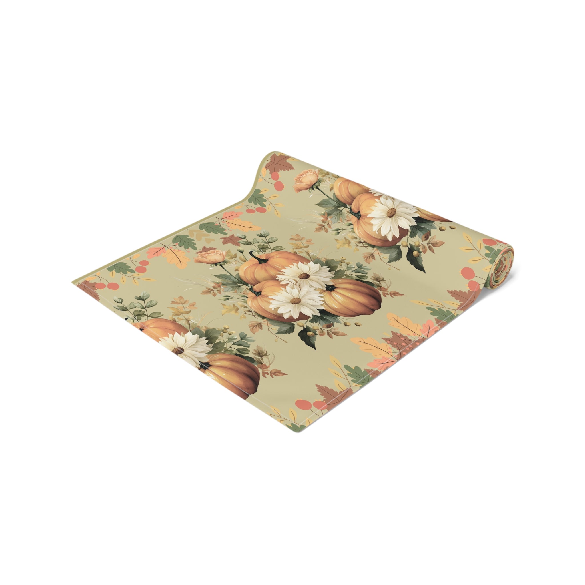Autumn Pumpkins Table Runner
