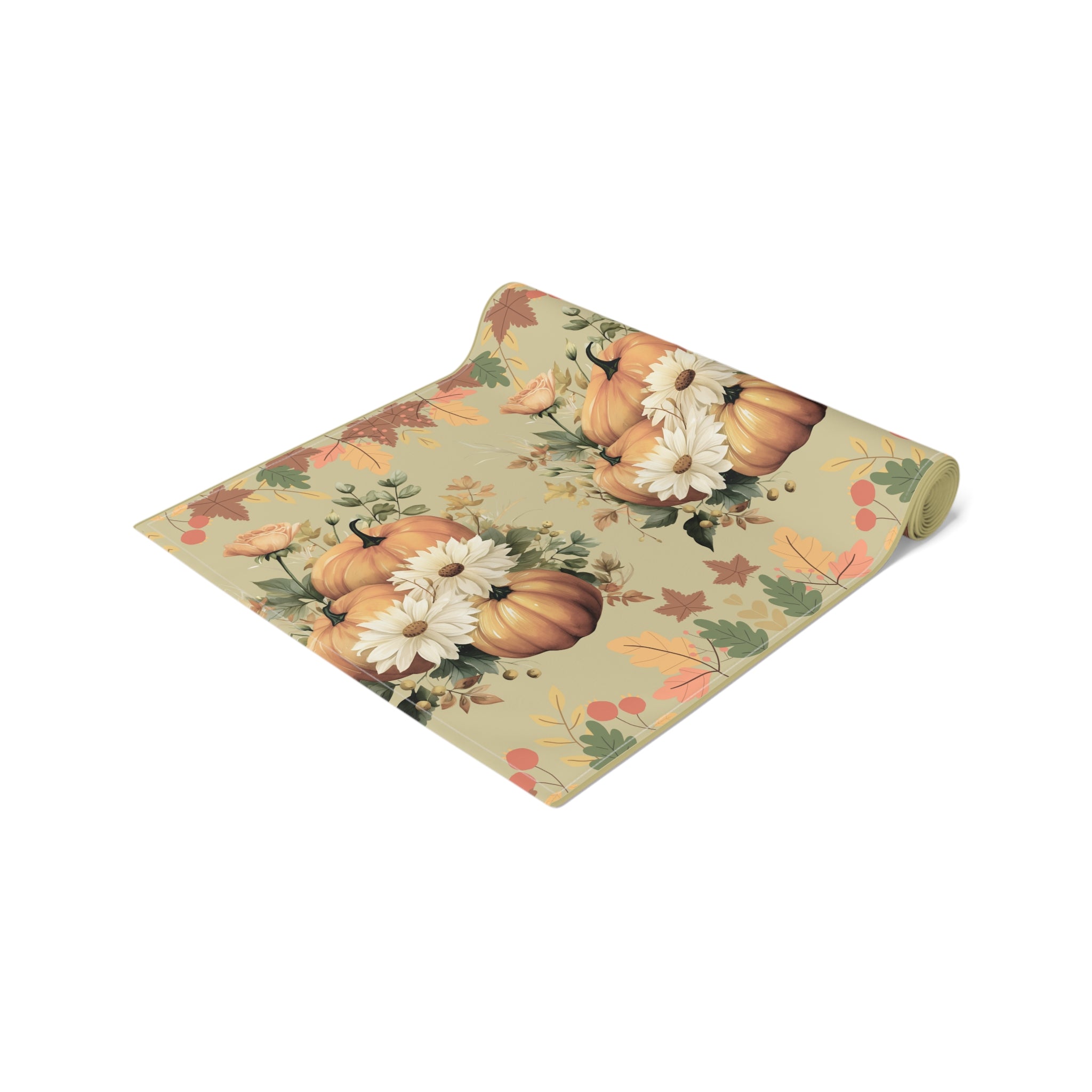 Autumn Pumpkins Table Runner