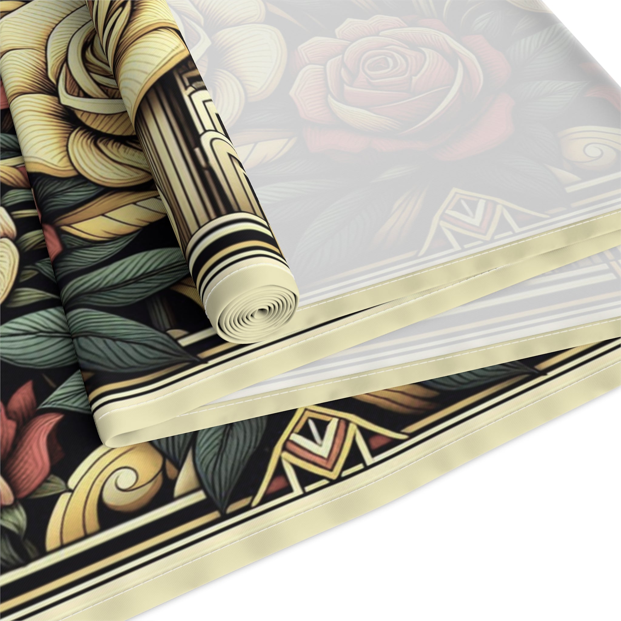 Decorative paper with intricate patterns and designs on a white background