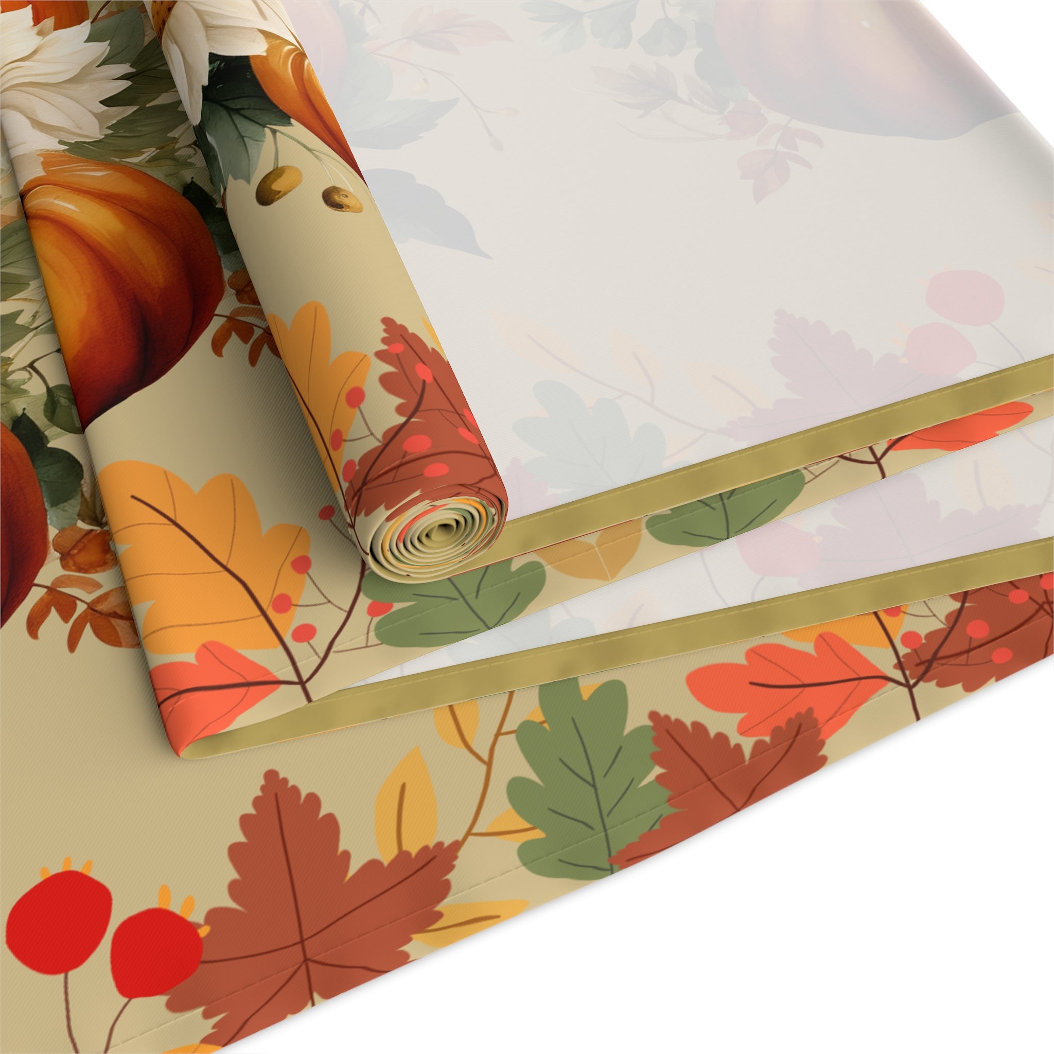 Autumn Pumpkins Table Runner