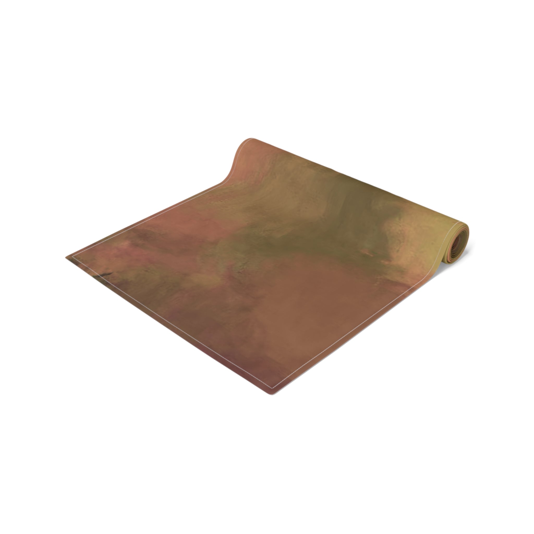 Copper Abstract Table Runner - Unique Home Decor - Handcrafted Design