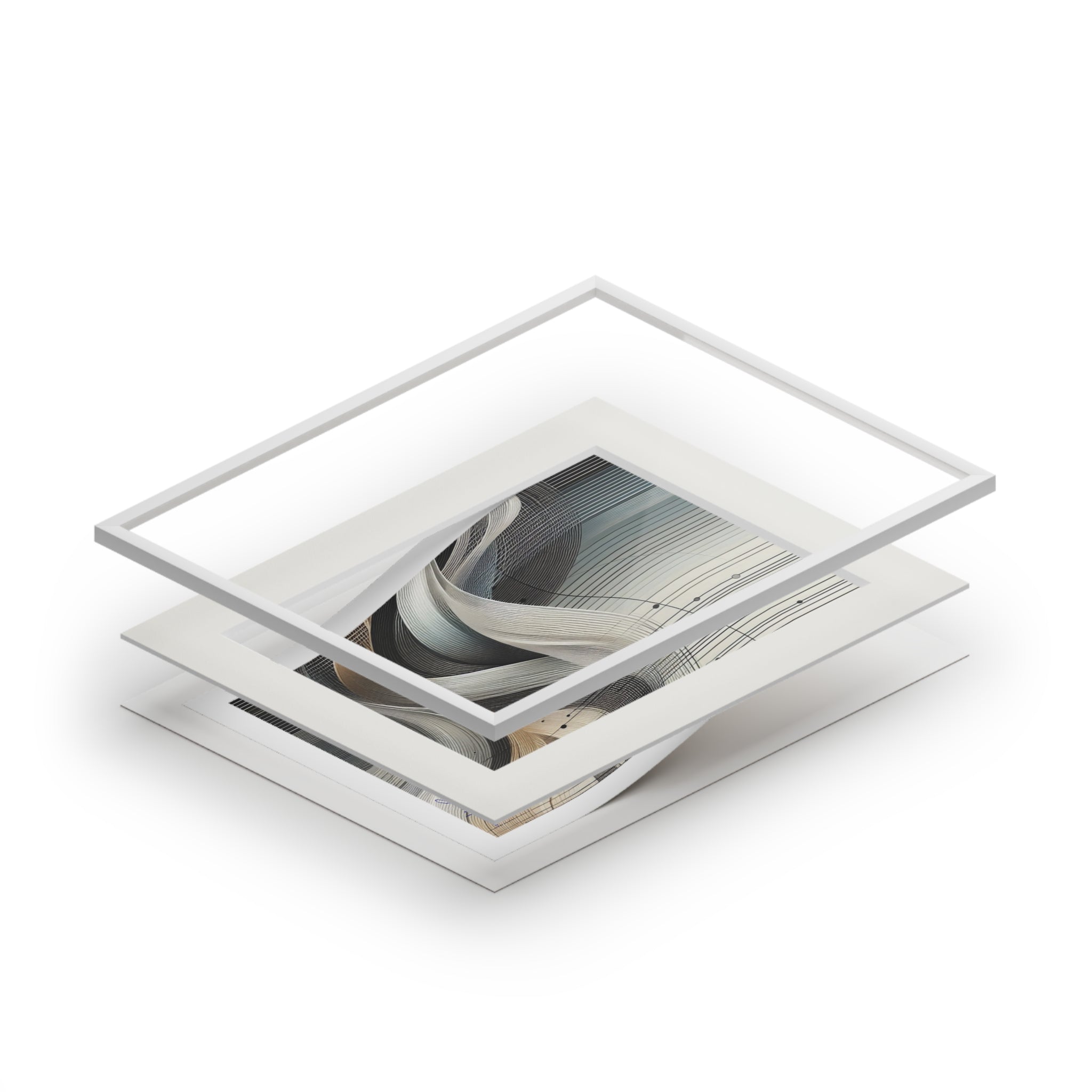 Stack of books with a glass cover on a white background