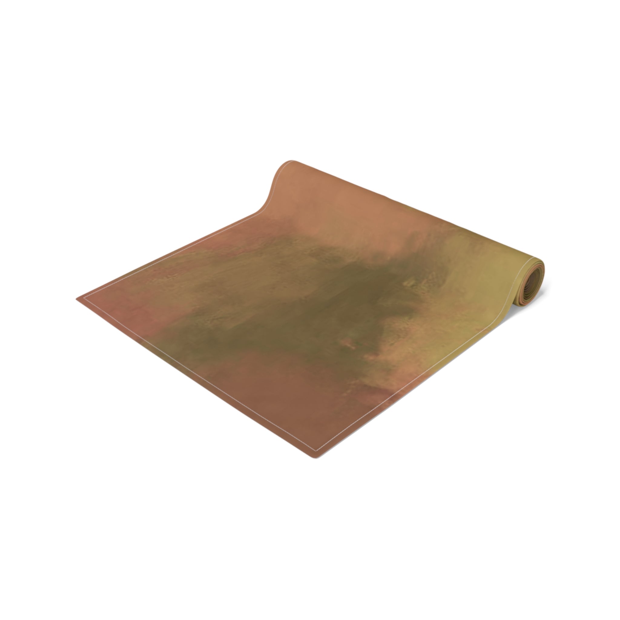 Copper Abstract Table Runner - Unique Home Decor - Handcrafted Design
