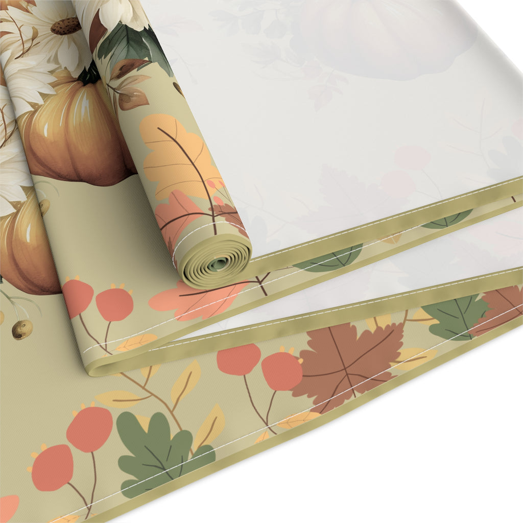 Autumn Pumpkins Table Runner