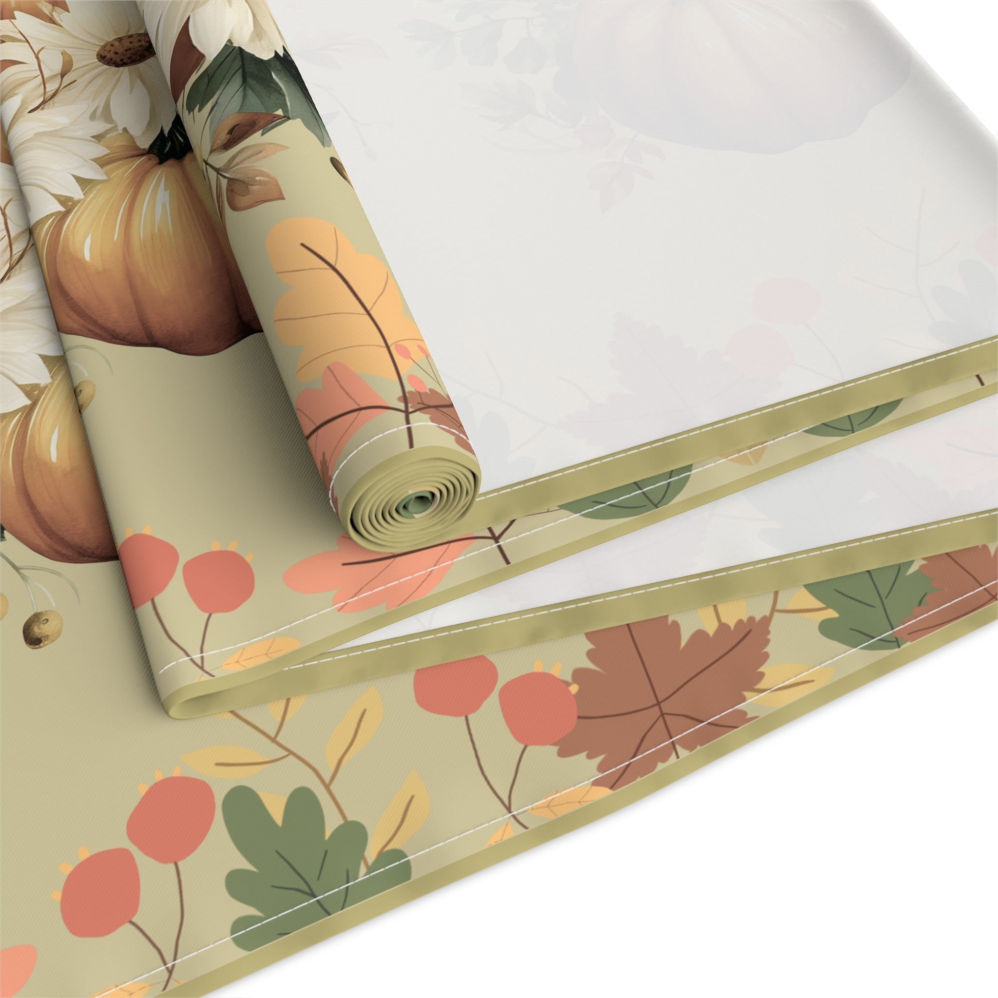 Autumn Pumpkins Table Runner