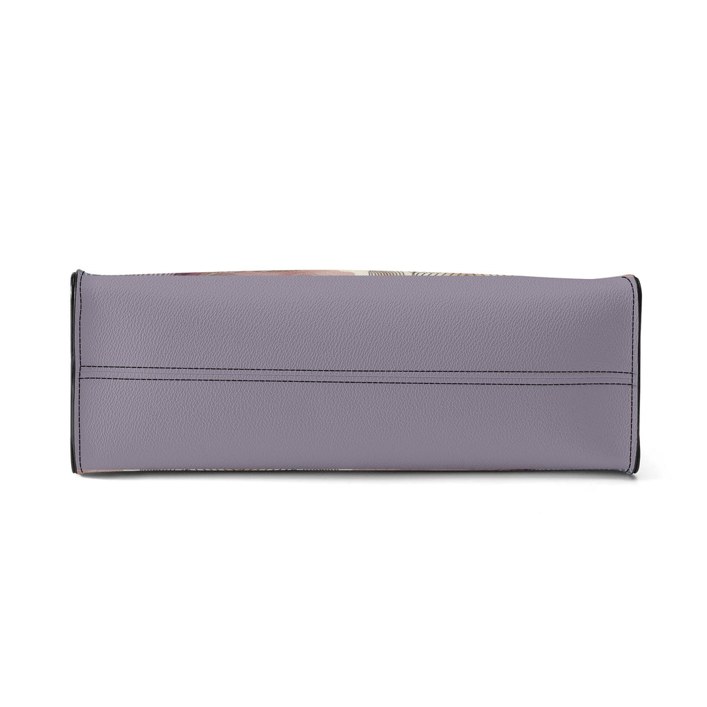 Gray clutch bag on a white background