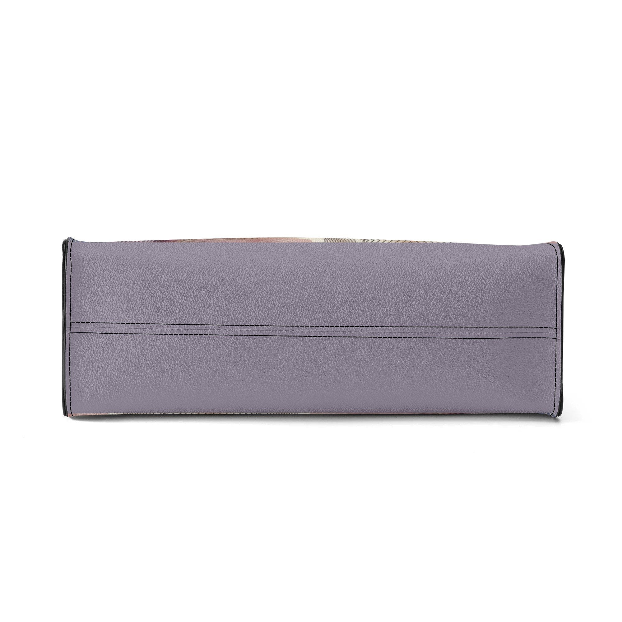 Gray clutch bag on a white background
