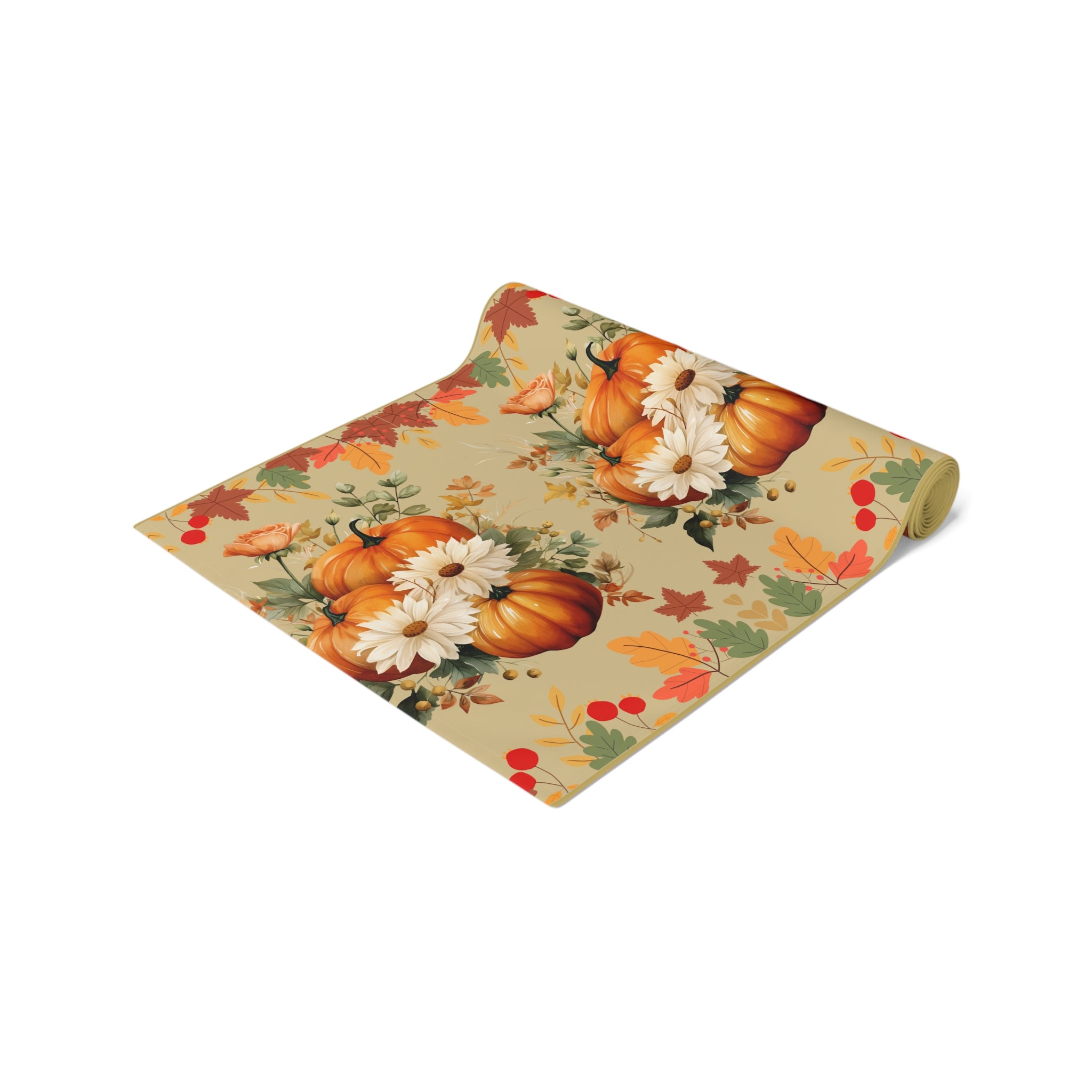 Autumn Pumpkins Table Runner