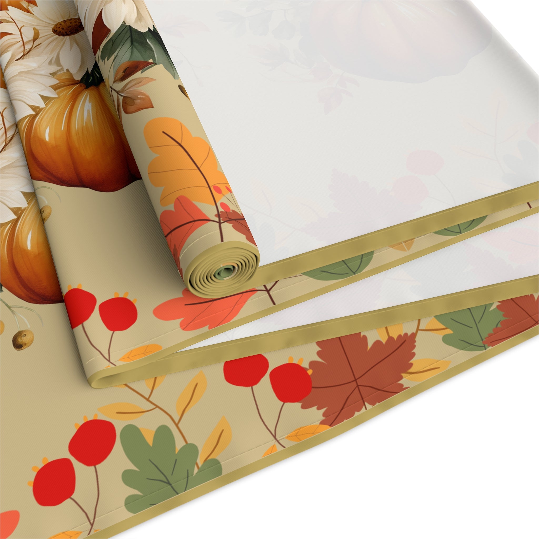 Autumn Pumpkins Table Runner