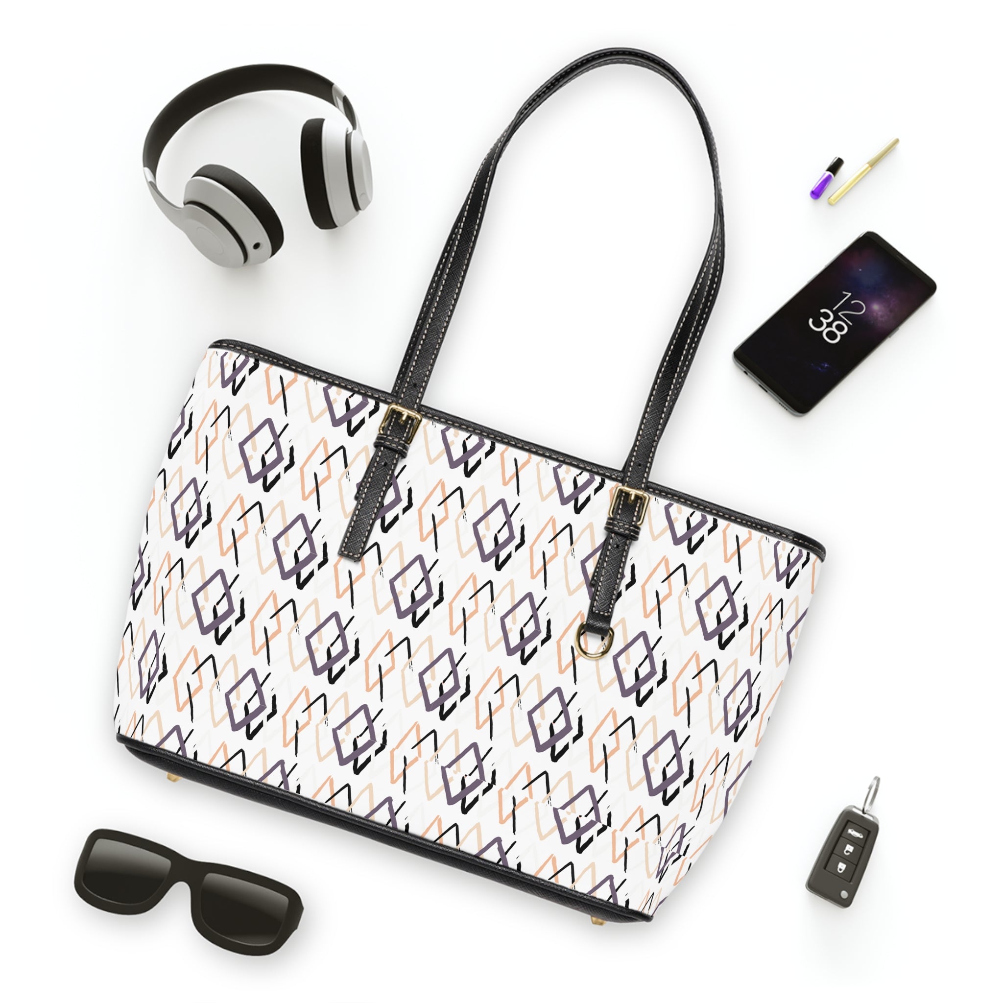Classically Vogue Faux Leather Shoulder Bag