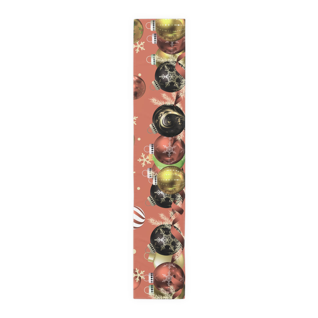 Decorative roll of paper with Christmas-themed designs on a white background