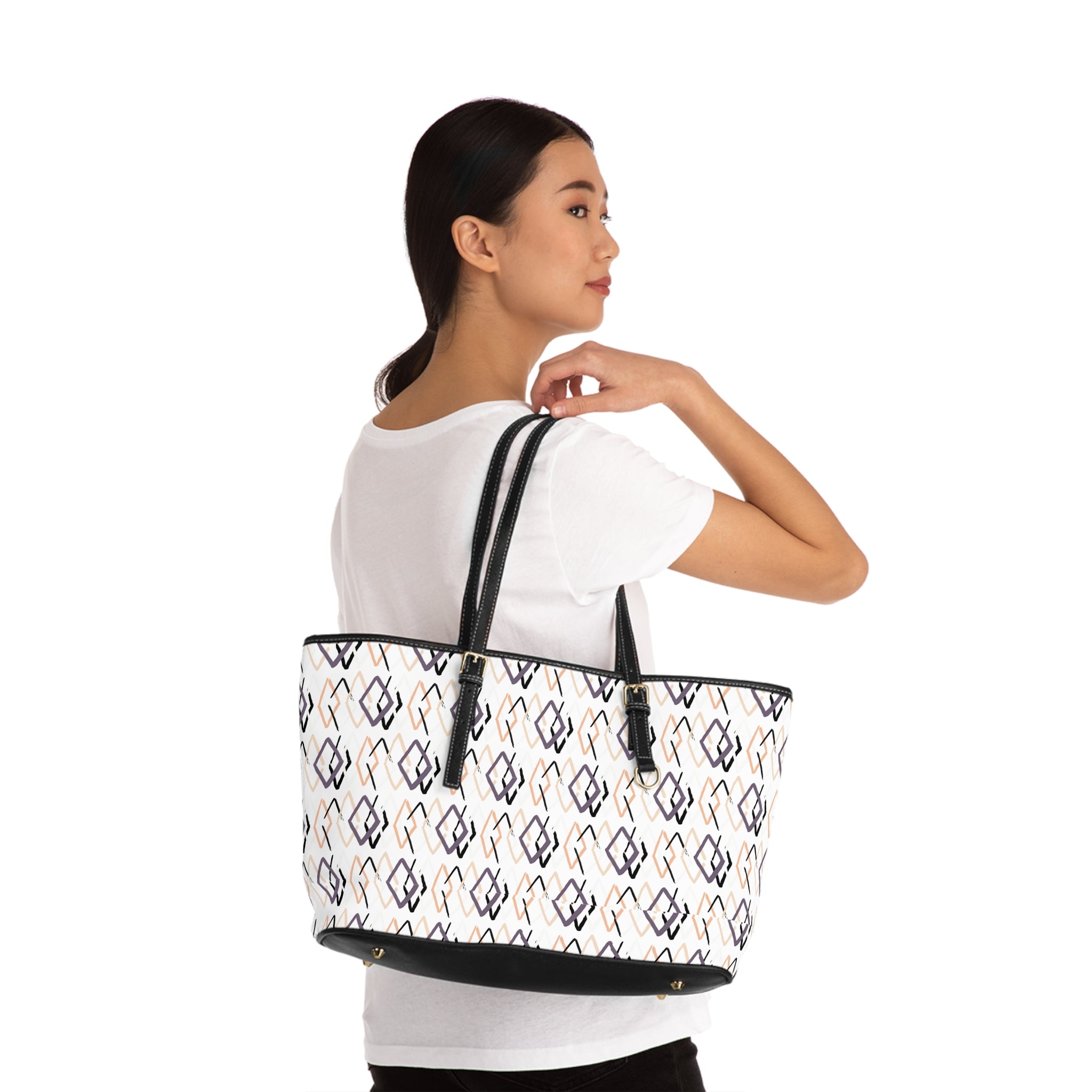 Classically Vogue Faux Leather Shoulder Bag