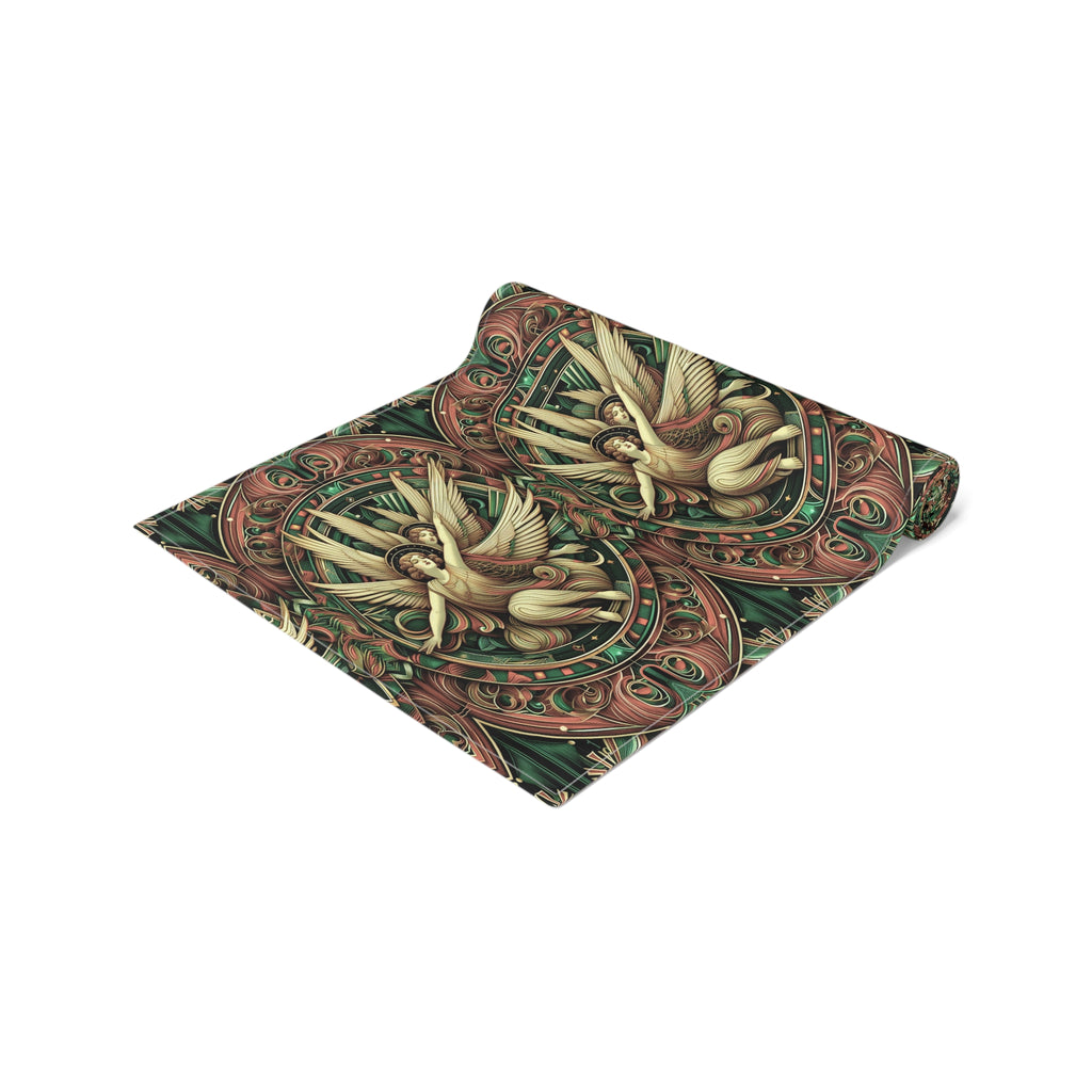 Heavenly Christmas Angels Table Runner