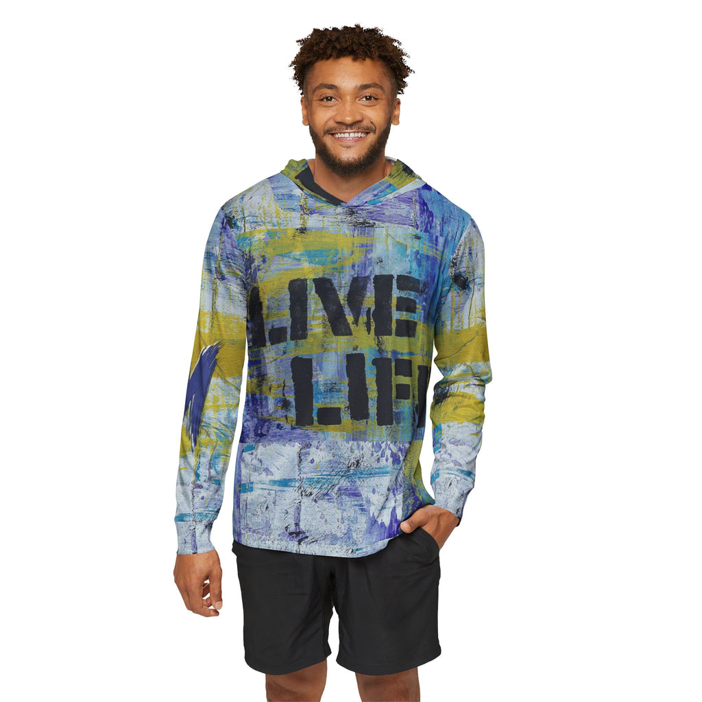 Men's 'Live Life' Street Style Fashion Sports  Hoodie
