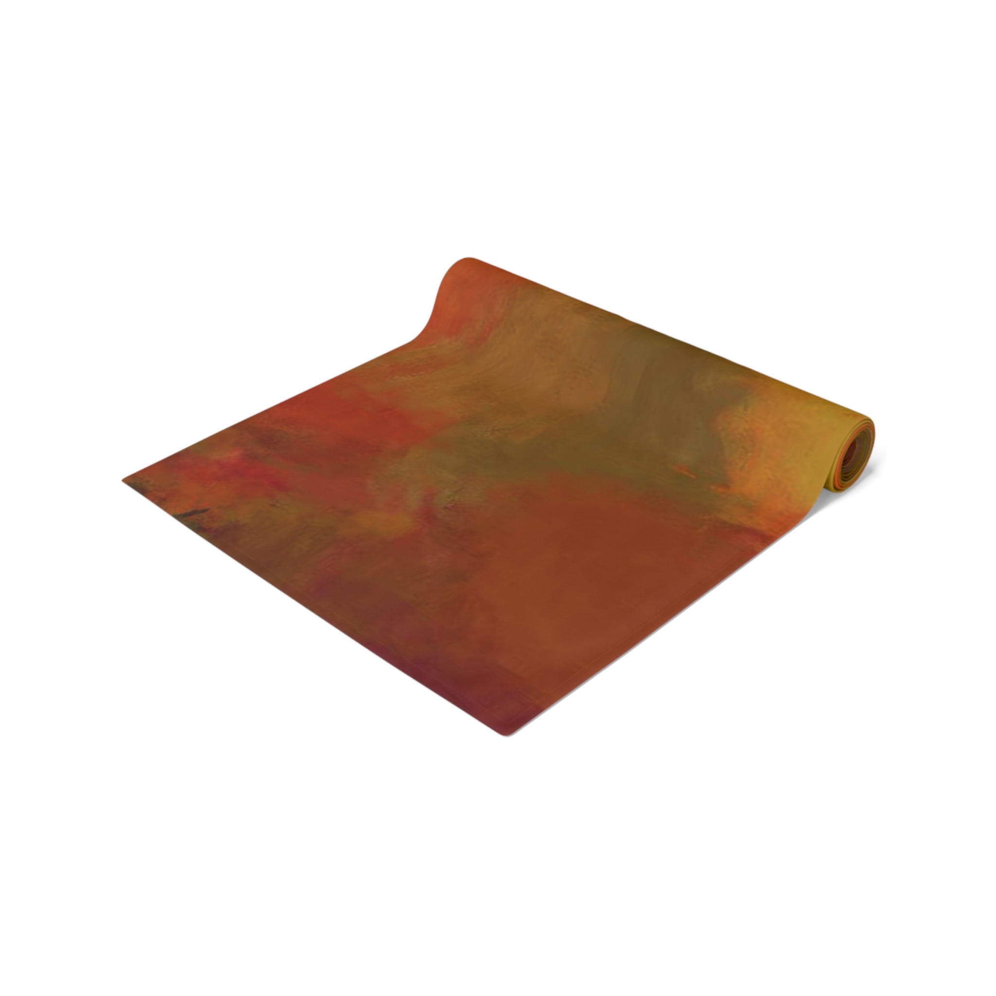 Copper Abstract Table Runner - Unique Home Decor - Handcrafted Design