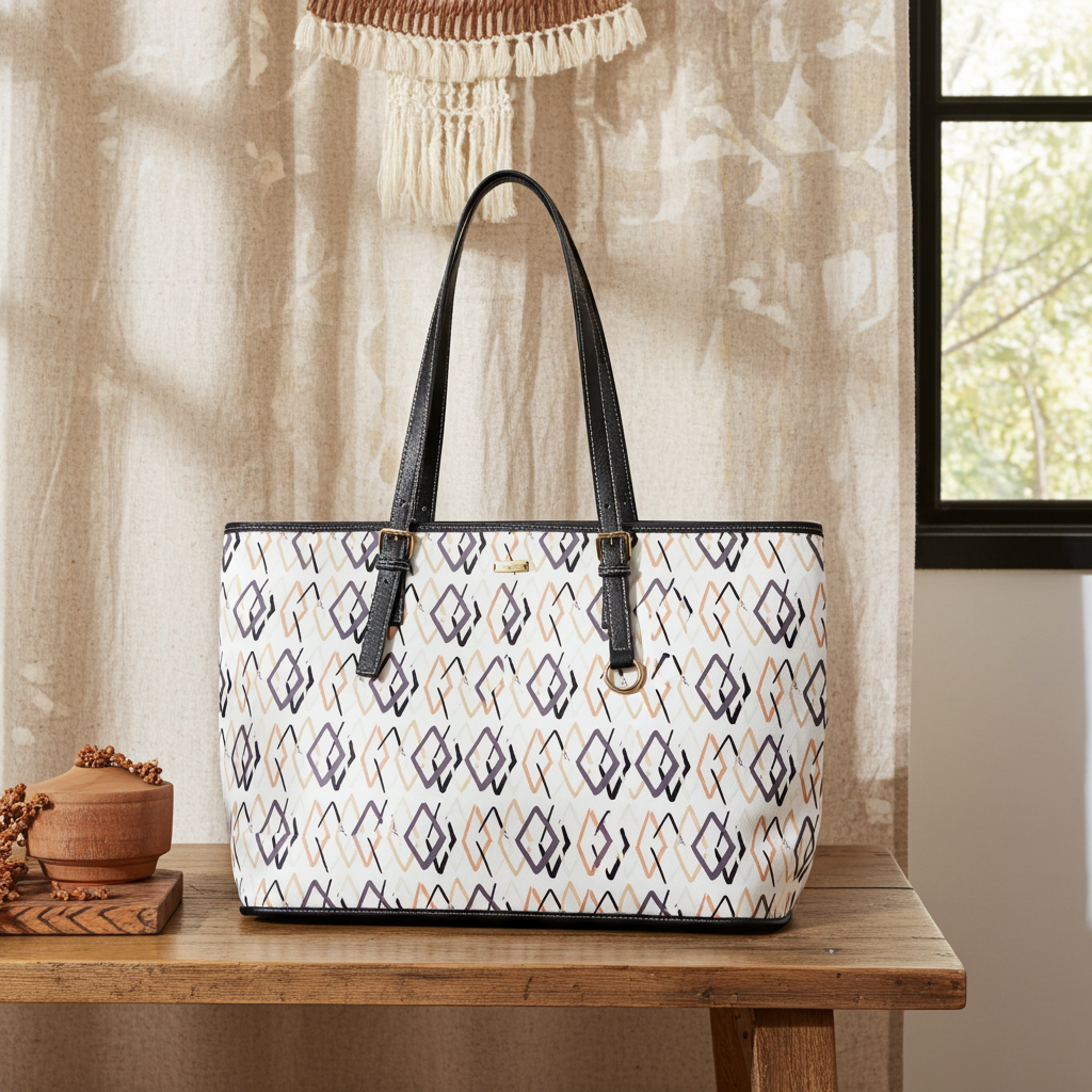 Classically Vogue Faux Leather Shoulder Bag