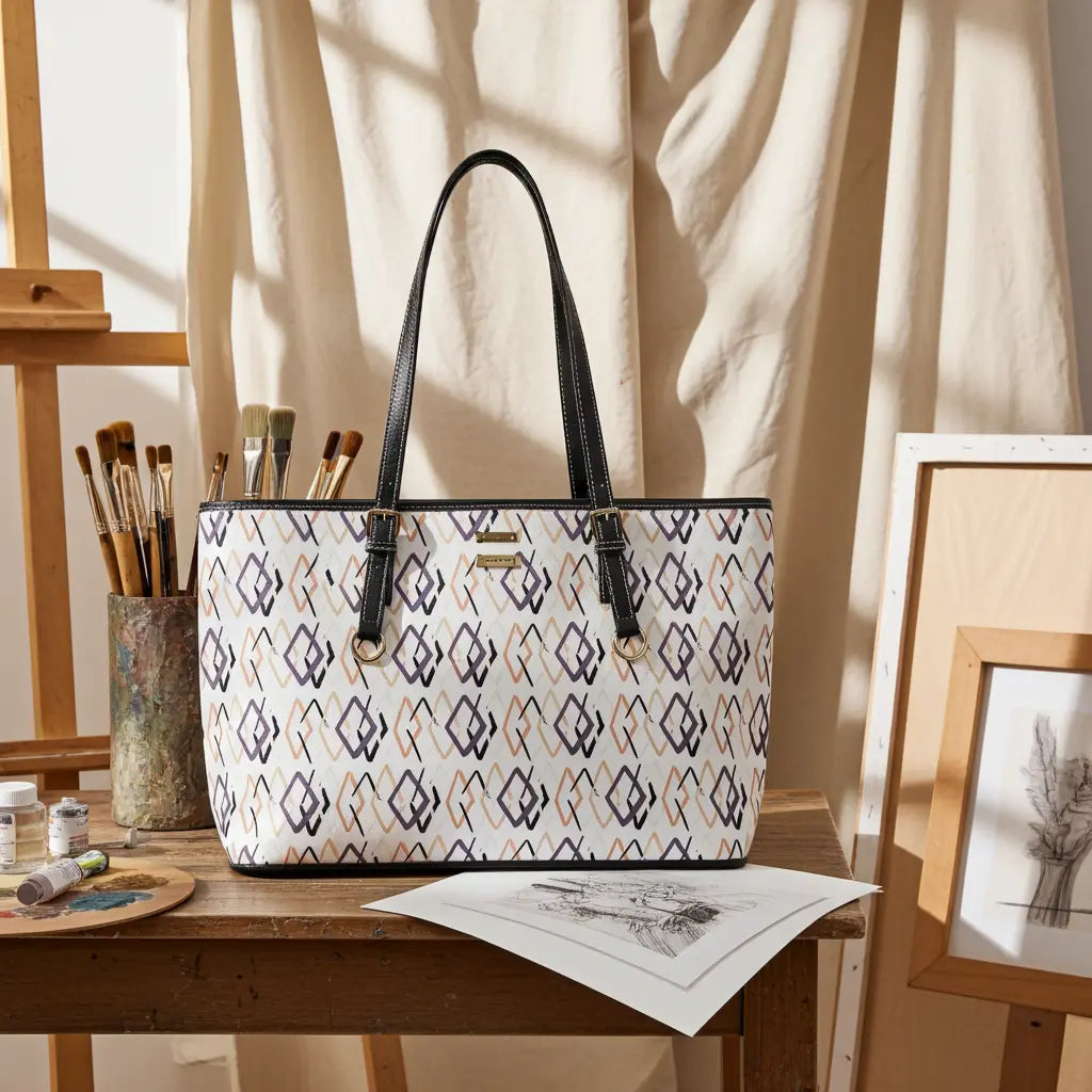 Classically Vogue Faux Leather Shoulder Bag